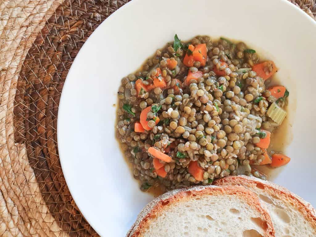 French Farmhouse recipes with lentils