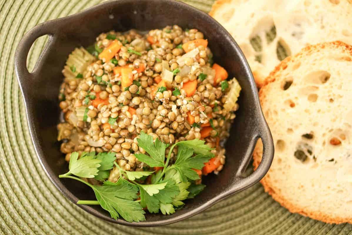 Rustic French Style Lentils Recipe