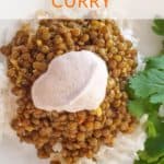 Recipe for Creamy Coconut Green Lentil Dahl Recipe