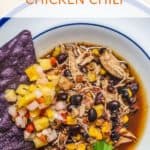 Recipe for Southwestern Chicken Chili