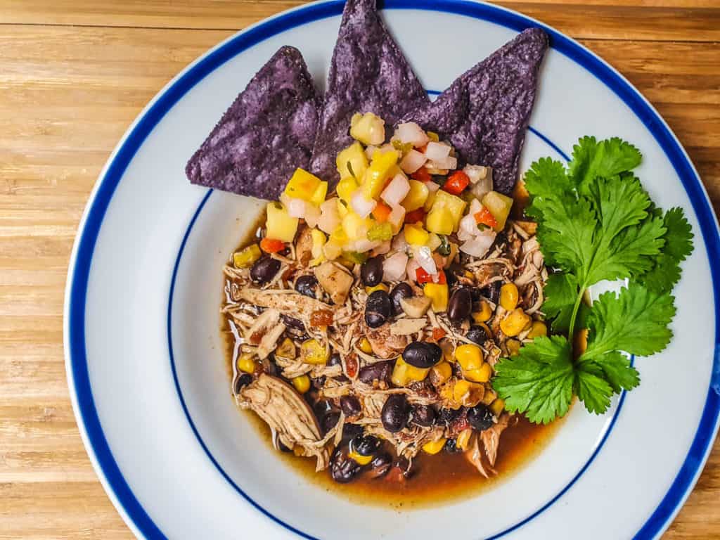 Slow Cooker Southwest Chicken Chili With Black Beans And Corn