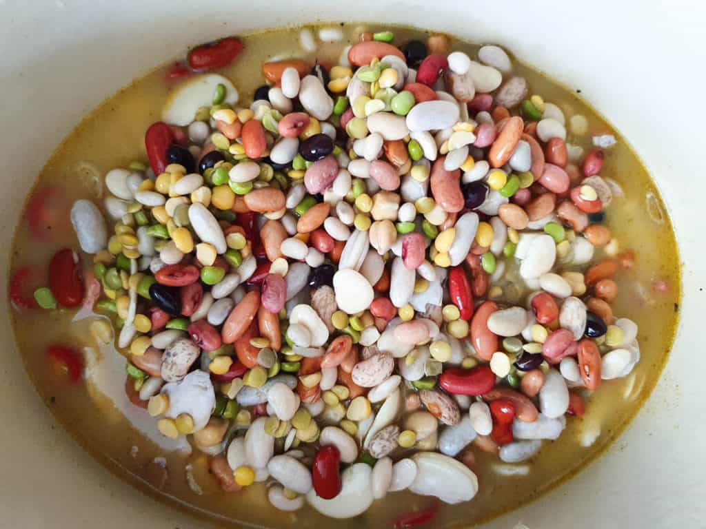 15 bean soup with chicken