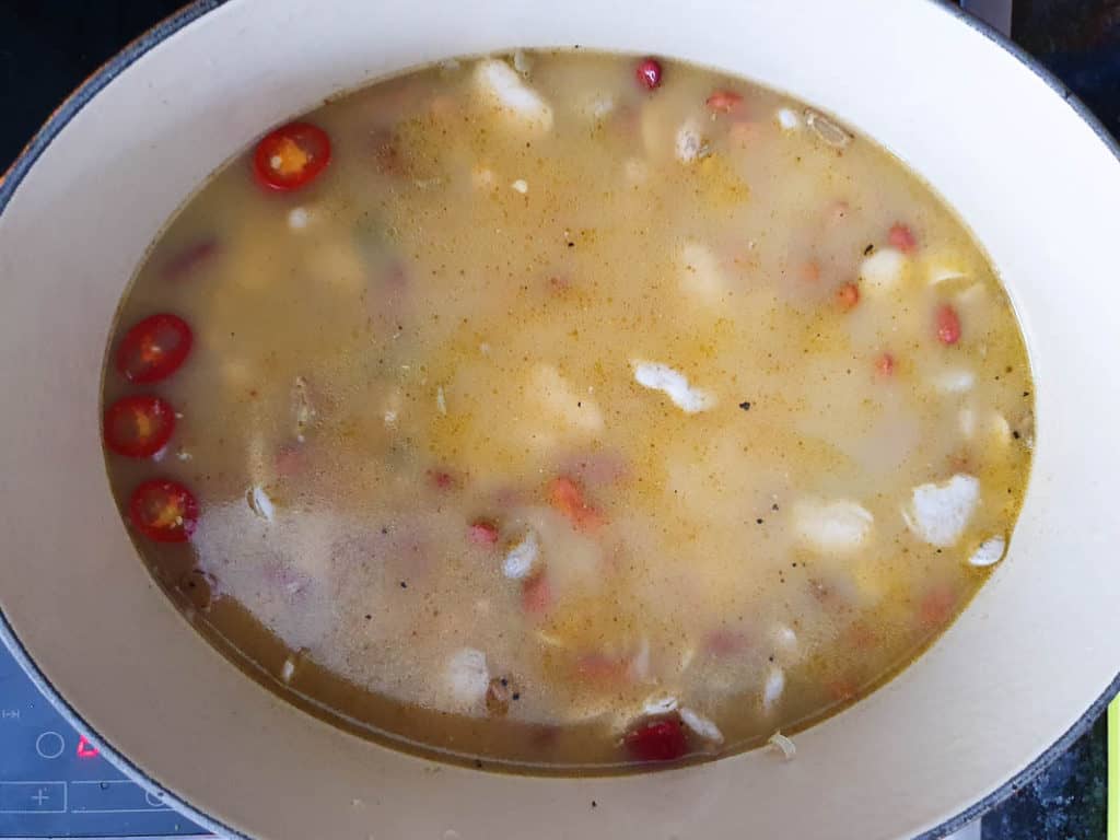stovetop 15 bean soup
