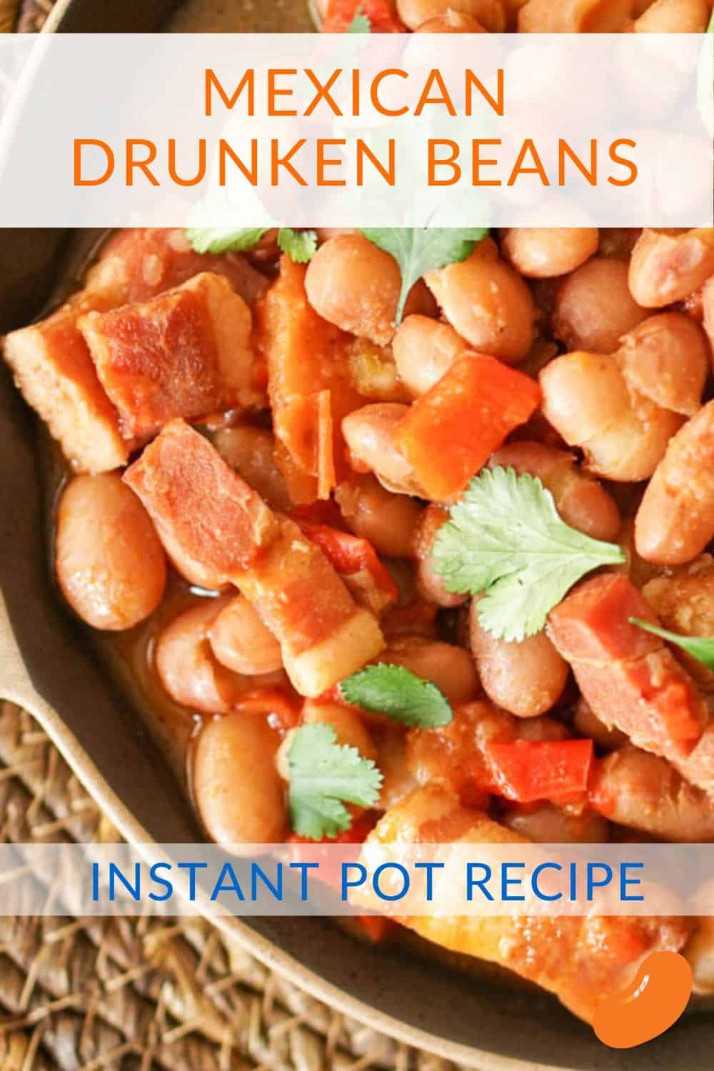 Instant Pot Borracho Beans Recipe - Drunken Beans