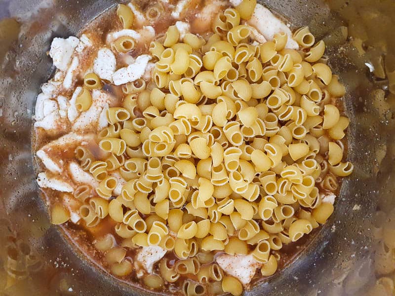 Pressure cooker chicken pasta recipe