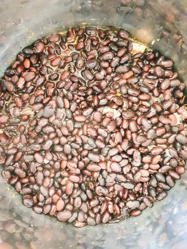 Instant pot black beans cuban