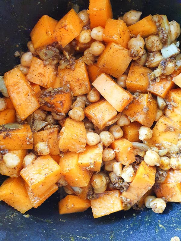 pumpkin and chickpea