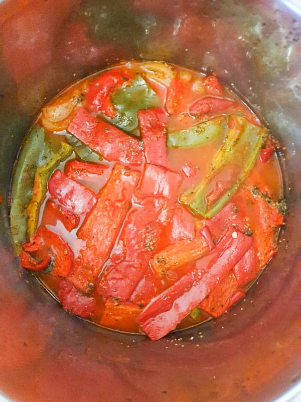 Italian sausage and peppers instant pot