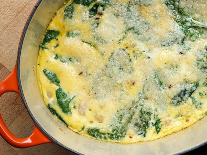 White Bean Frittata With Spinach