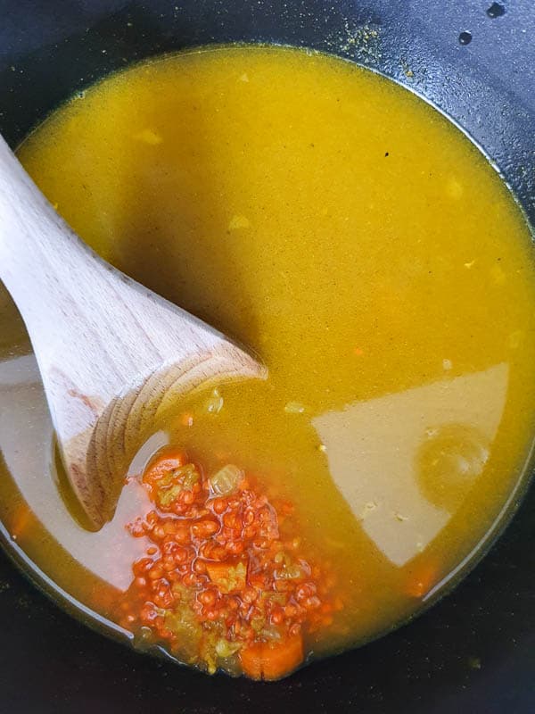 Easy lentil soup