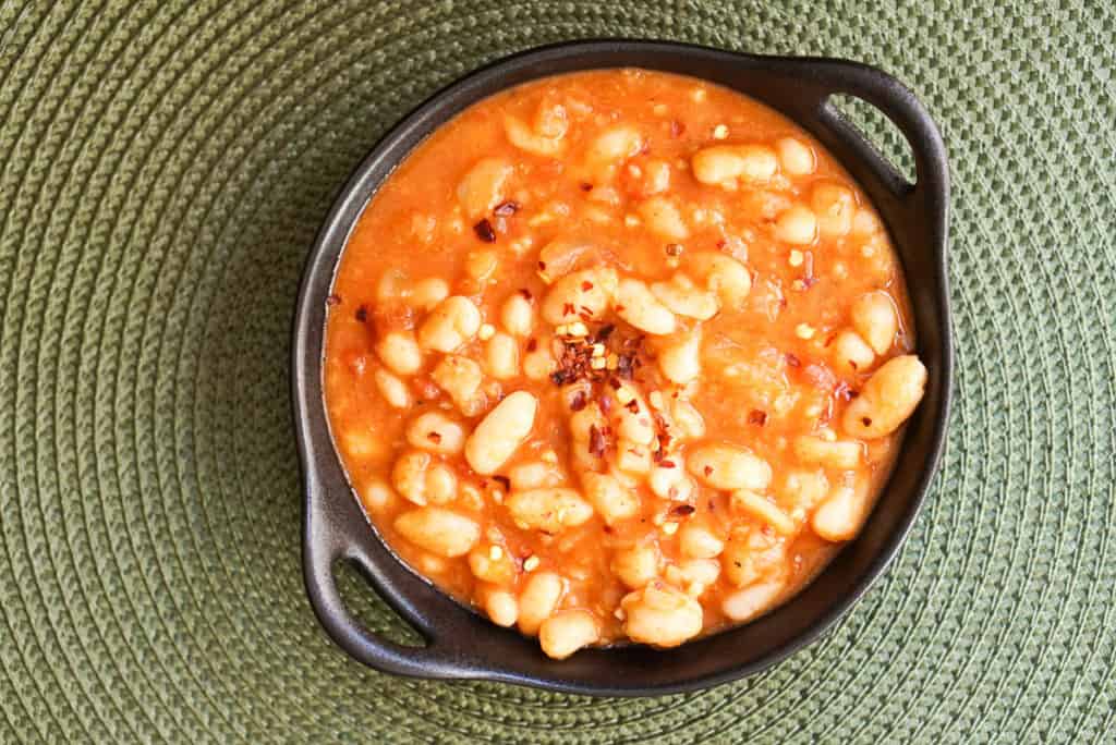 Vegetarian Spanish White Beans Stew