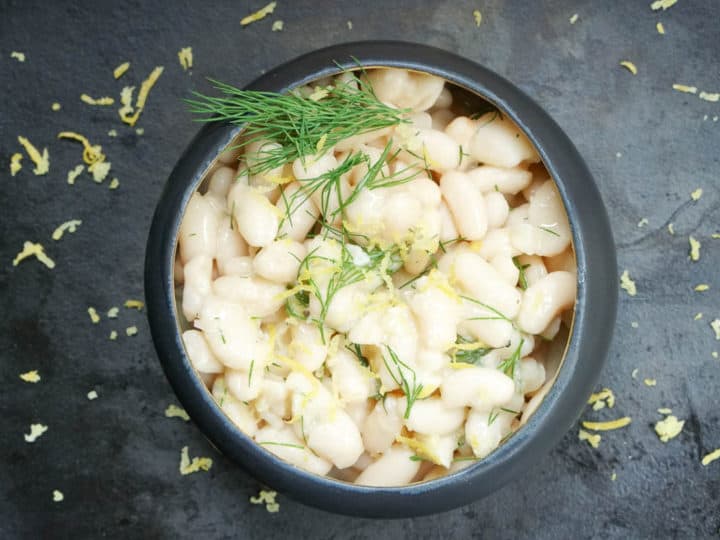 Creamy White Beans, Lemon, And Dill