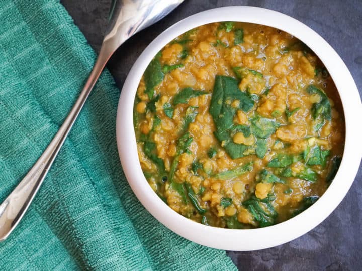 Spinach Dal Curry Recipe