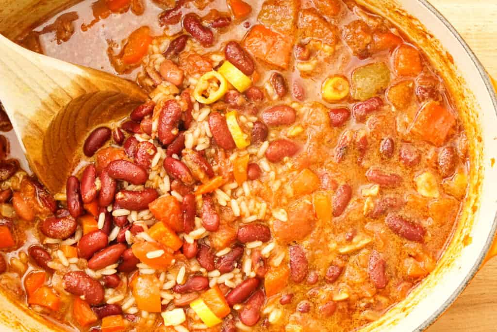 red kidney bean stew