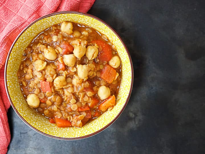 Chickpea And Lentil Curry