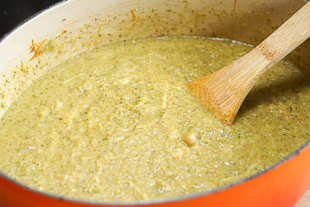 healthy cheddar broccoli soup