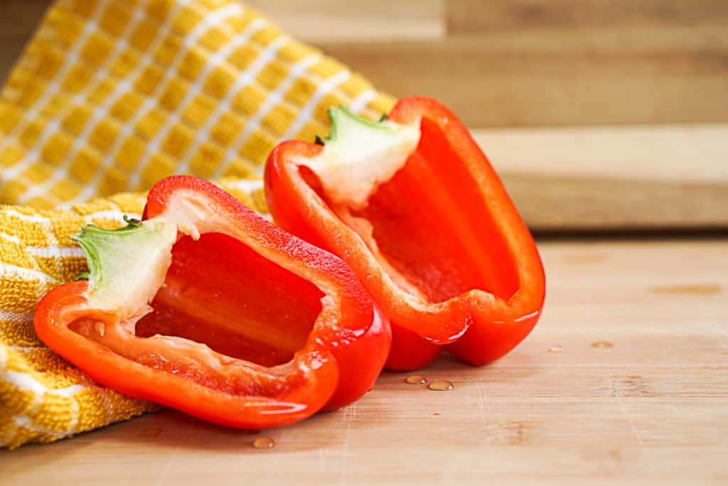 red stuffed peppers