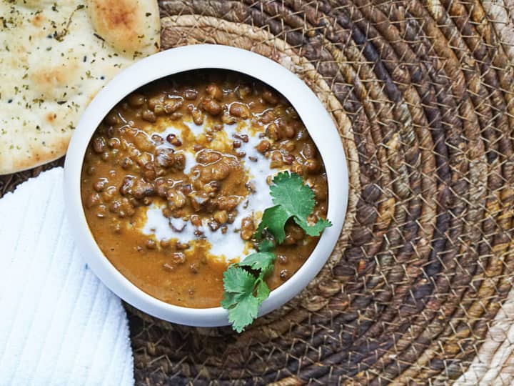 Instant Pot Dal Makhani - Vegan Black Lentil Curry