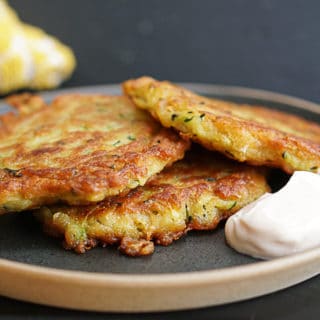 Zucchini And Lentil Fritters