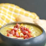 Healthy Broccoli Cheddar Soup With White Beans