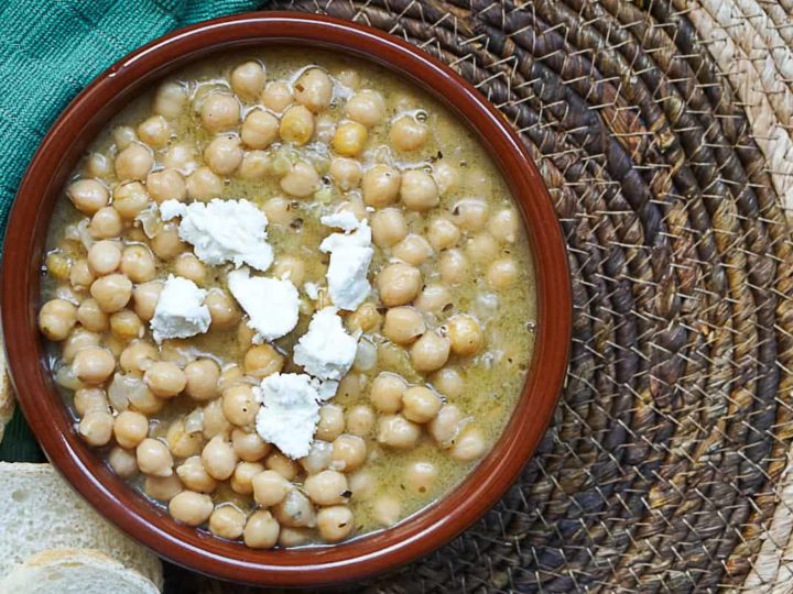 Greek Chickpea Soup - Traditional Revithia