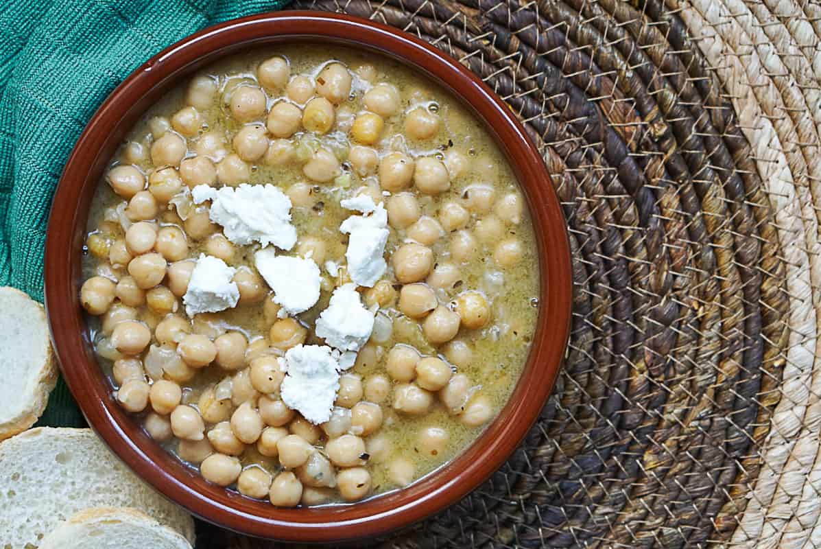 Greek Chickpea Soup - Traditional Revithia